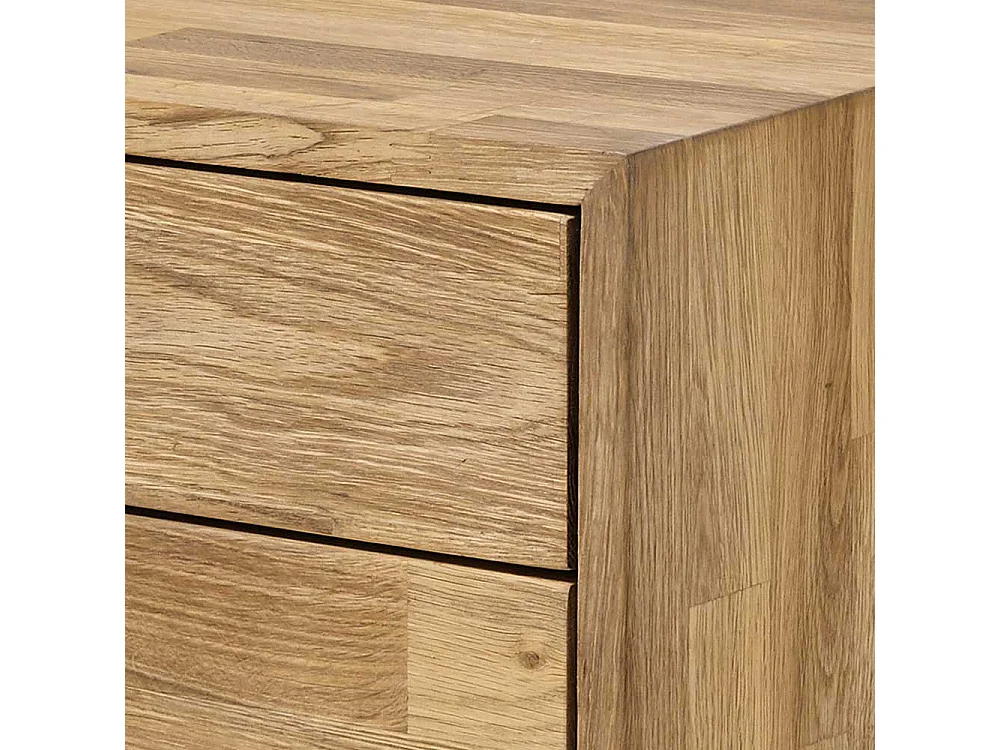 Flur Kommode aus Eiche Massivholz geölt drei Schubladen