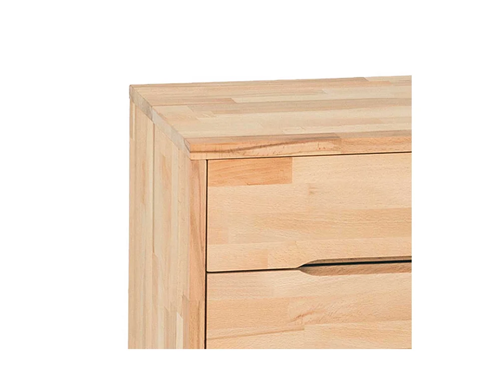 Massiv Nachtkonsole aus Kernbuche geölt 2 Schubladen