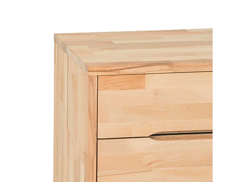Massiv Nachtkonsole aus Kernbuche geölt 2 Schubladen