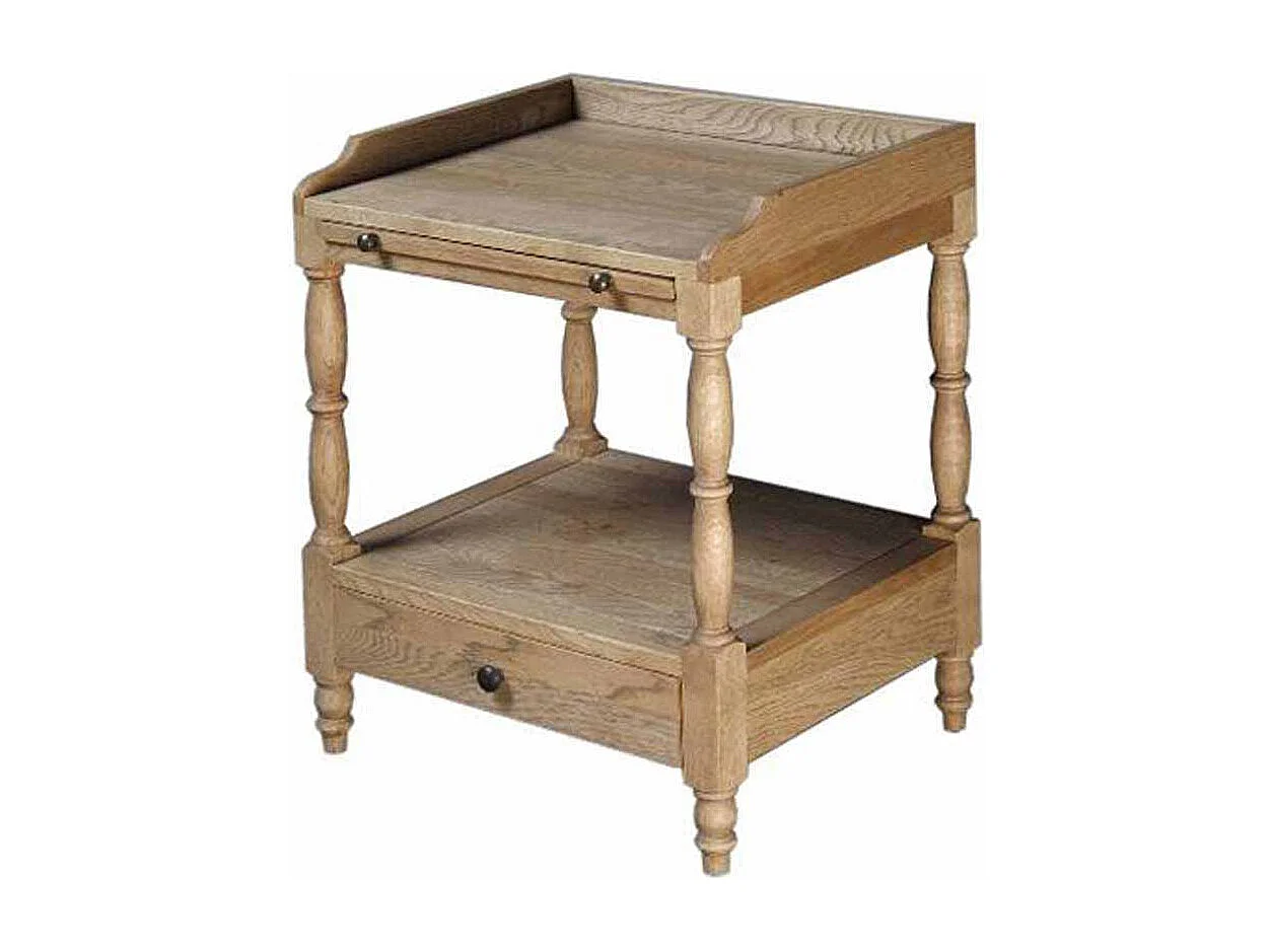 Vintage Nachttisch aus Eiche antik 50 cm breit