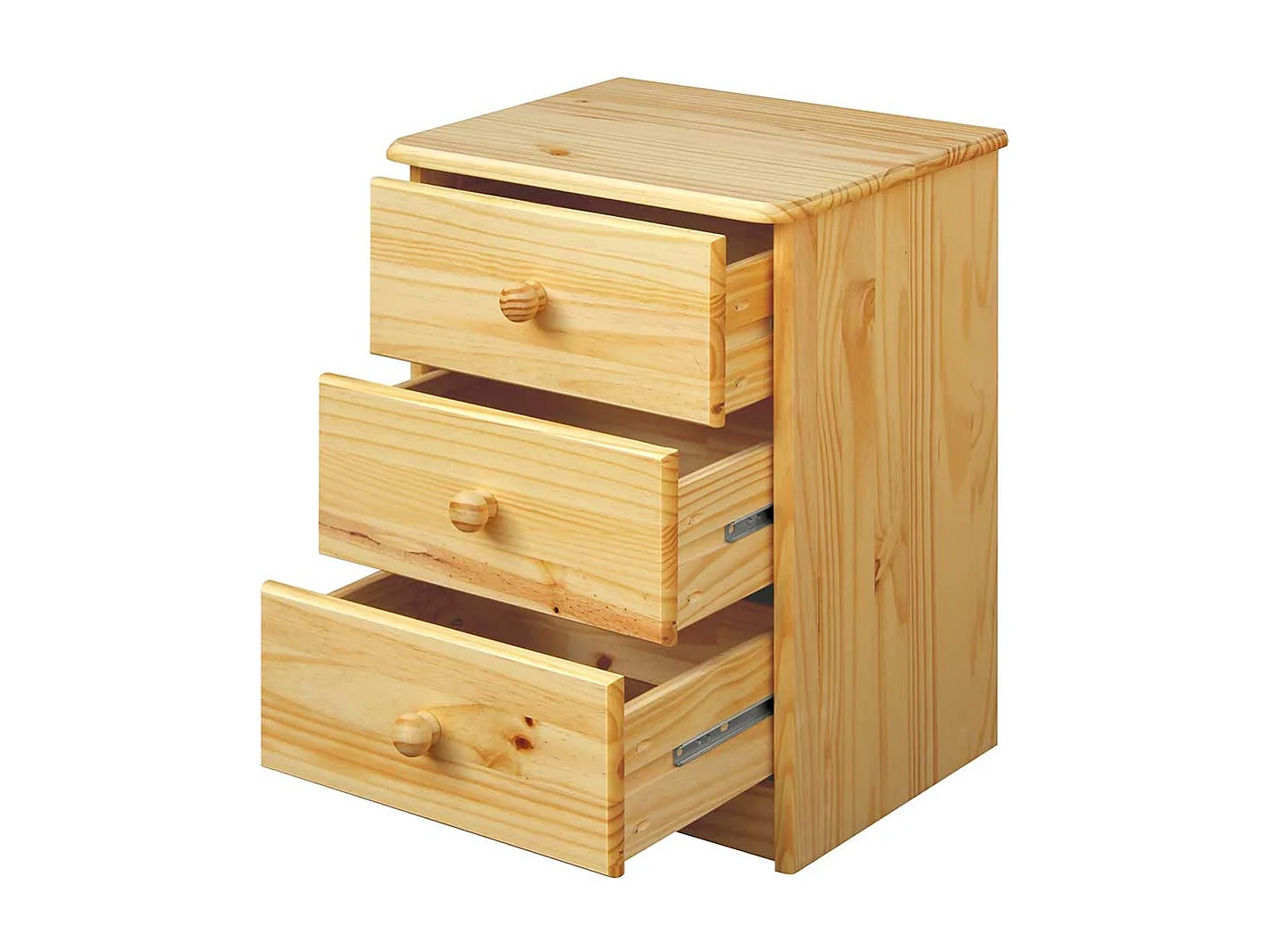 Nachtschrank aus Kiefer Massivholz Landhausstil