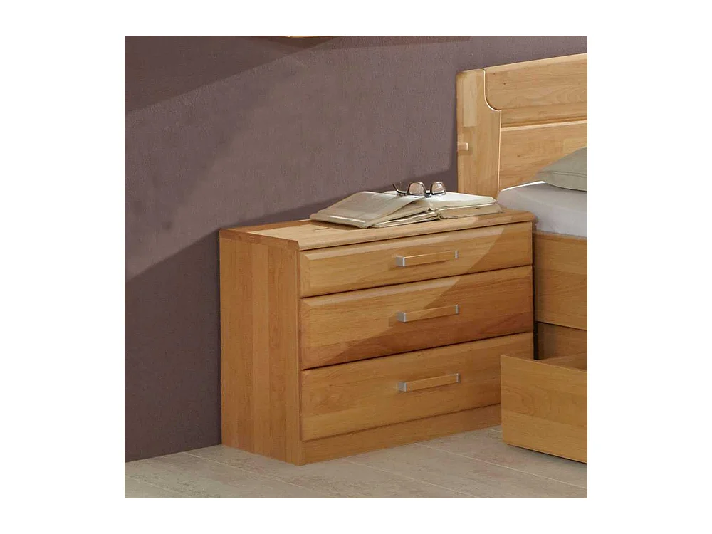 Nachttisch aus Erle Teilmassiv Teilmassiv (2er Set)