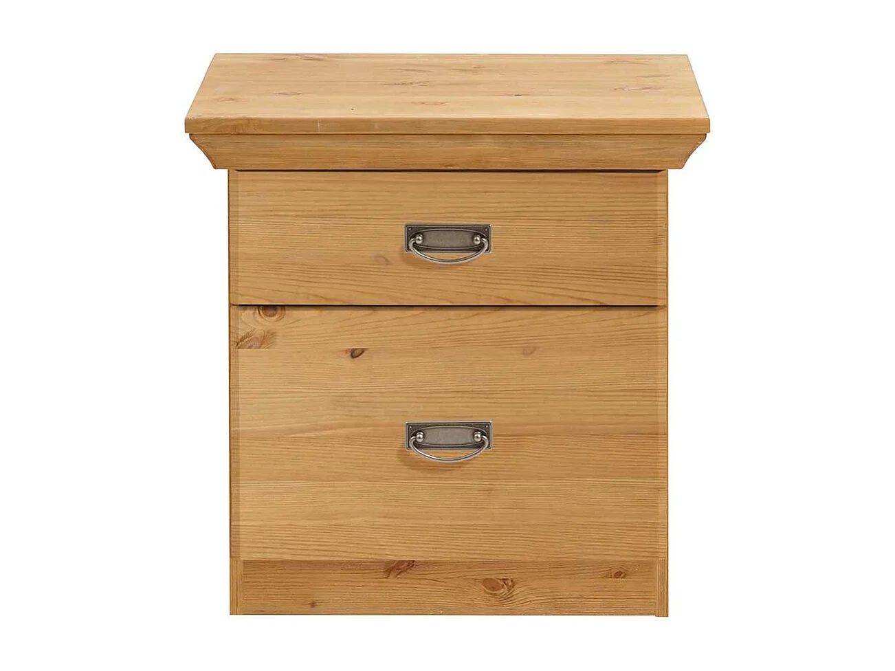 Kiefer Nachtkommoden im Landhausstil zwei Schubladen