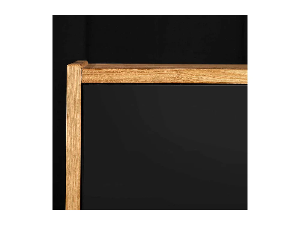 Nachtschrank aus Wildeiche teilmassiv 40 cm breit