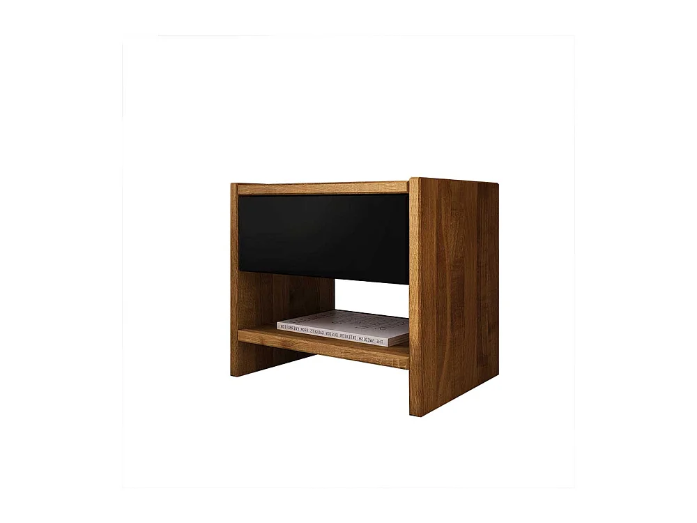 Nachtschrank aus Wildeiche teilmassiv 40 cm breit