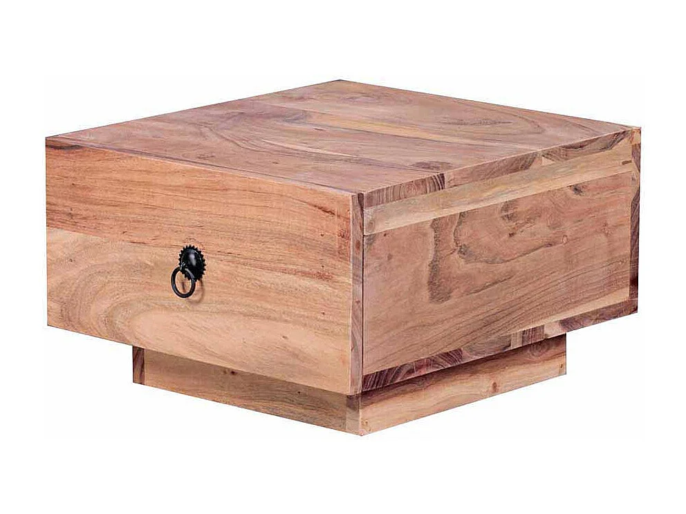 Nachttisch aus Akazie Massivholz Schublade