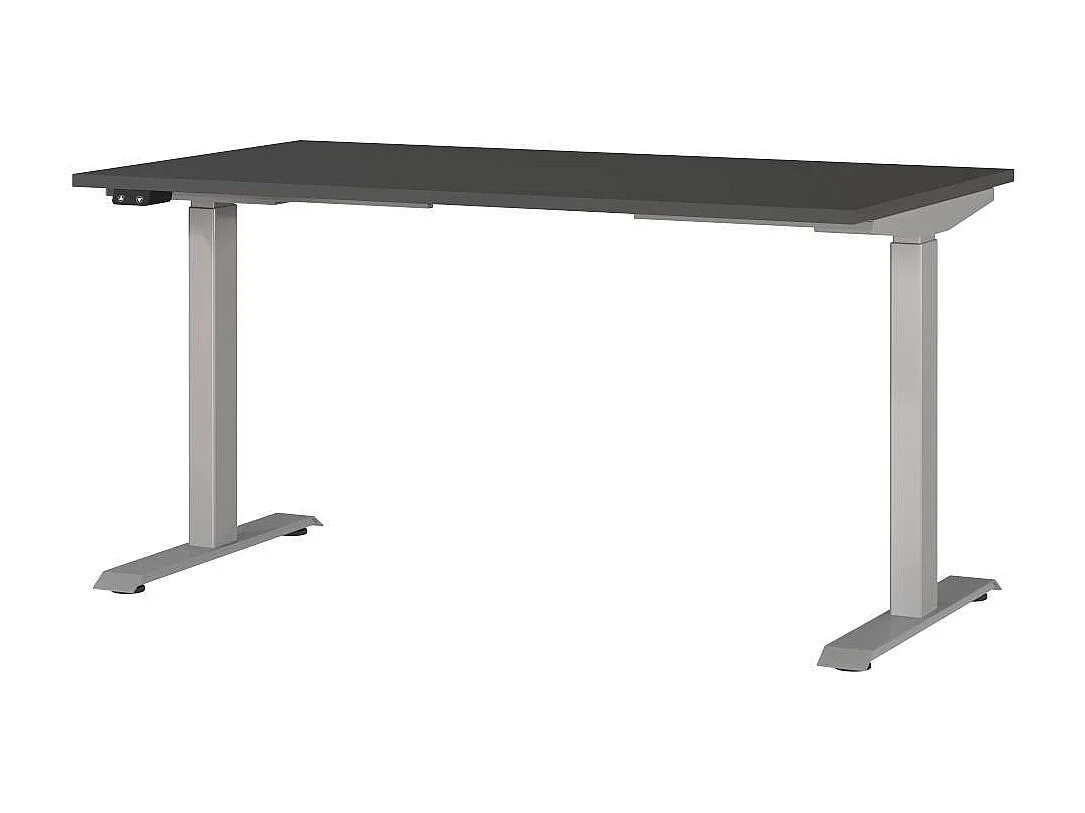 Schreibtisch Höhenverstellbarer Schreibtisch 80 cm tief melaminbeschichtet