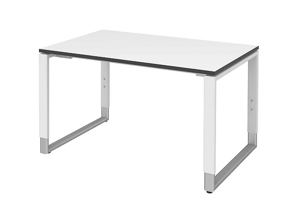 H�henverstellbarer Schreibtisch in Wei� modern