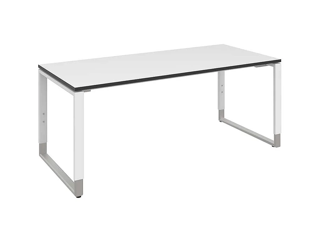 H�henverstellbarer Schreibtisch in Wei� modern