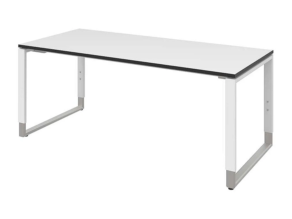H�henverstellbarer Schreibtisch in Wei� modern