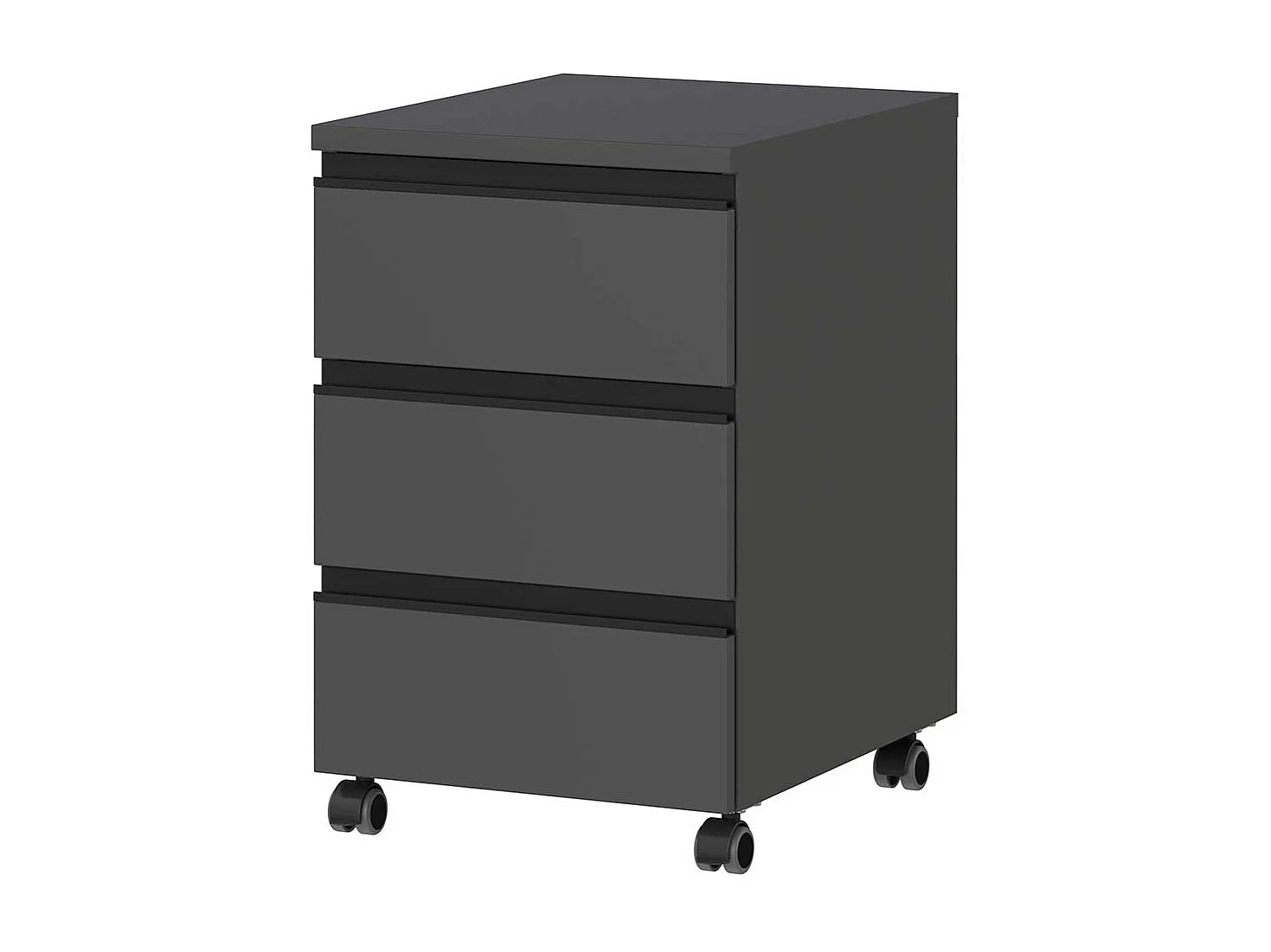 Büroschreibtisch Bürotisch höhenverstellbar mit Rollcontainer (zweiteilig)