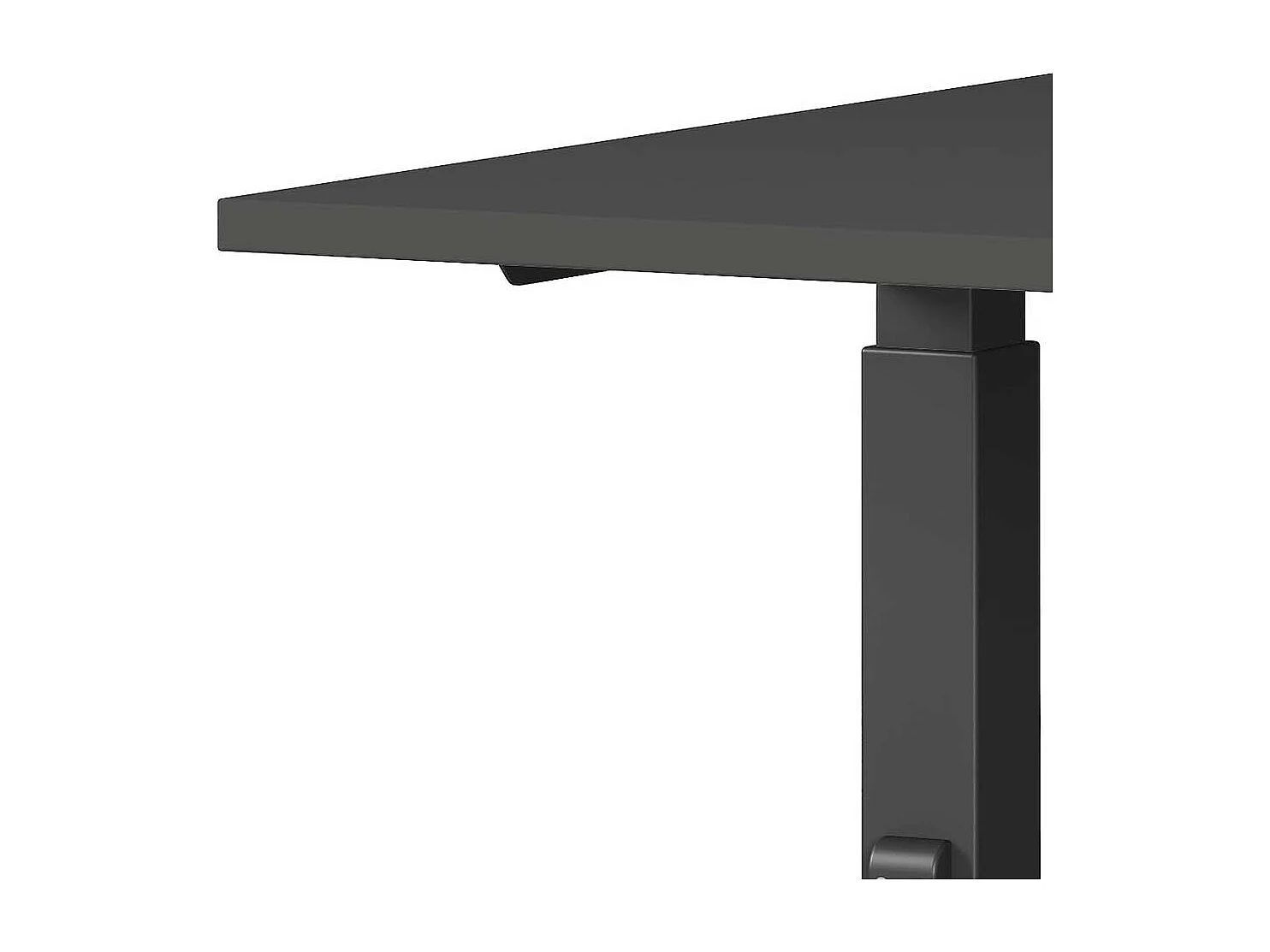 Büroschreibtisch Bürotisch höhenverstellbar mit Rollcontainer (zweiteilig)