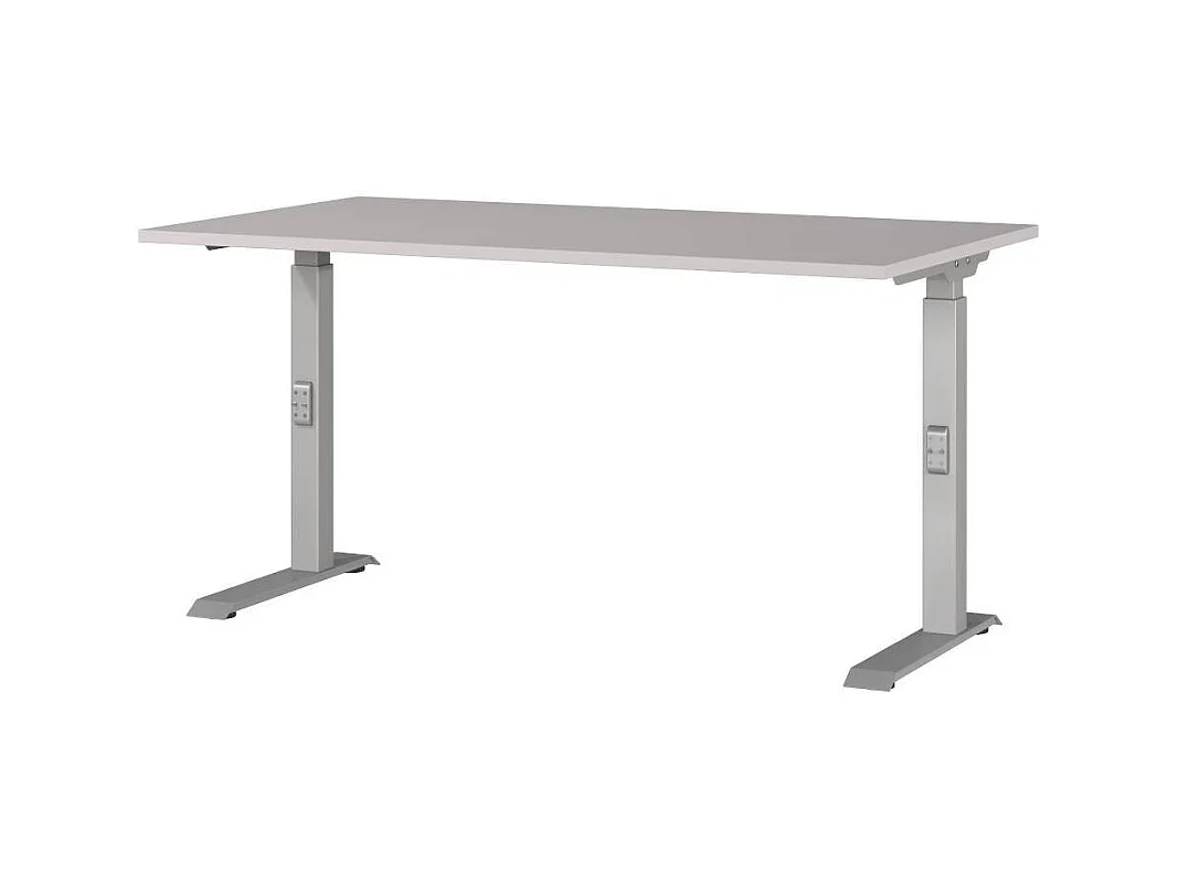 Schreibtisch Bürotisch höhenverstellbar und melaminbeschichtet