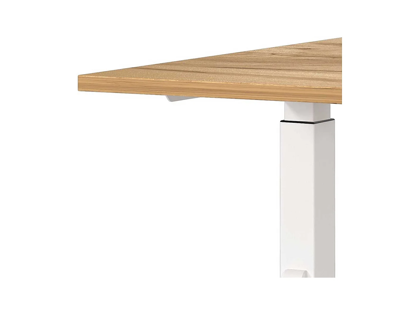 Schreibtisch Bürotisch höhenverstellbar in Wildeichefarben