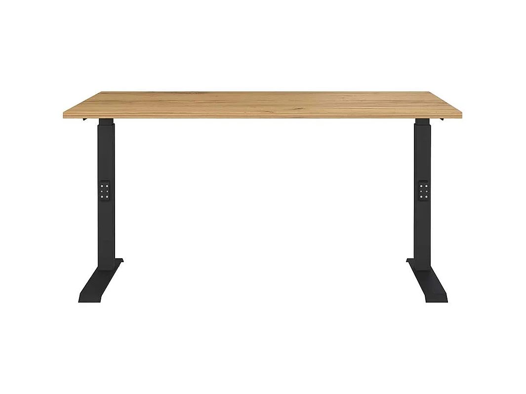 Schreibtisch Büroschreibtisch höhenverstellbar mit T Gestell