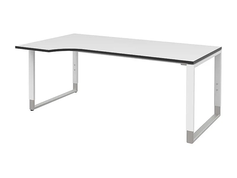 H�henverstellbarer Schreibtisch in Wei� 180 cm