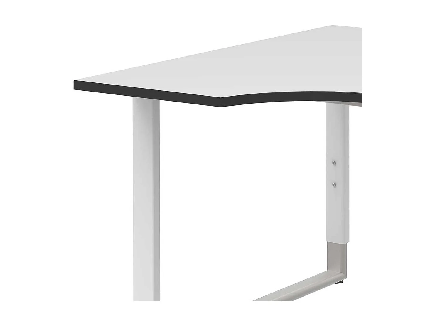 H�henverstellbarer Schreibtisch in Wei� 180 cm