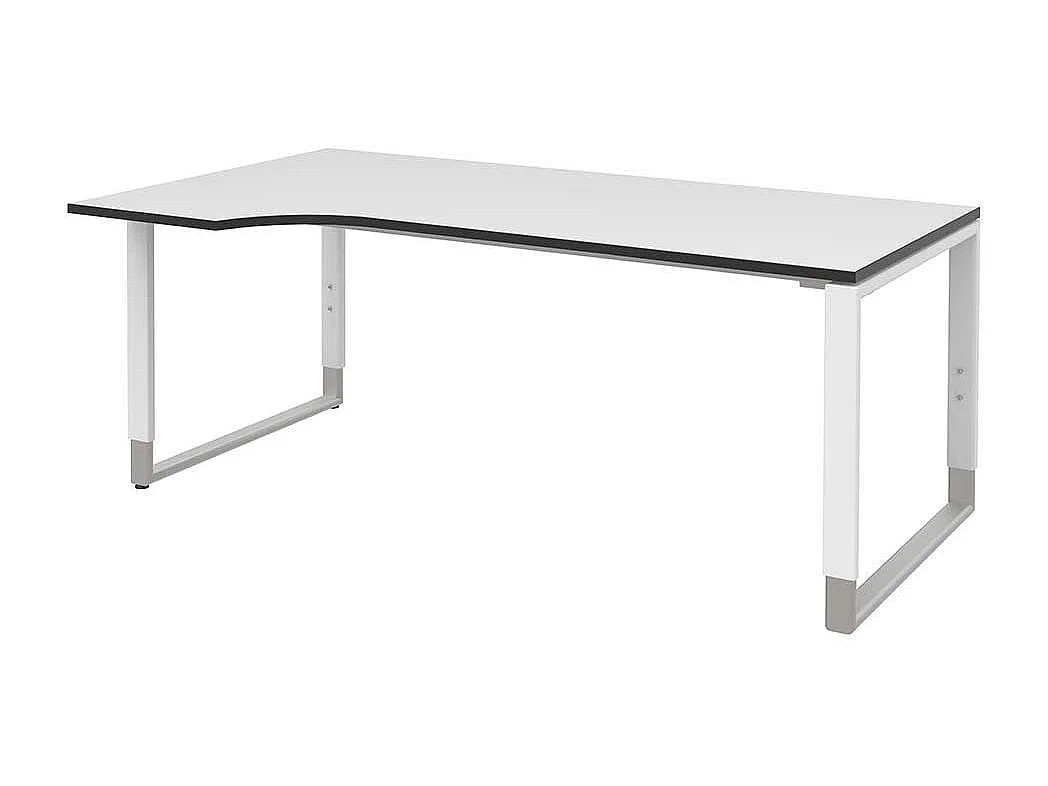 H�henverstellbarer Schreibtisch in Wei� 180 cm