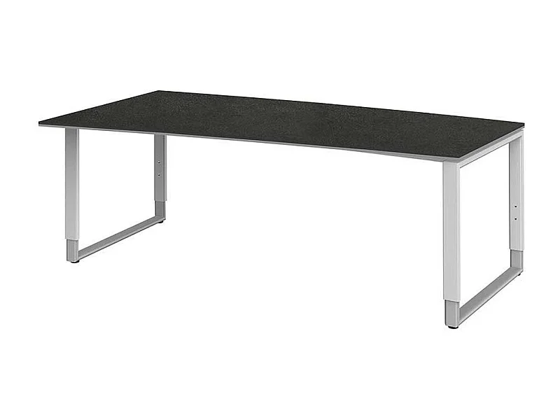 PC Schreibtisch in Grau h�henverstellbar