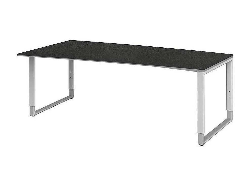 PC Schreibtisch in Grau h�henverstellbar