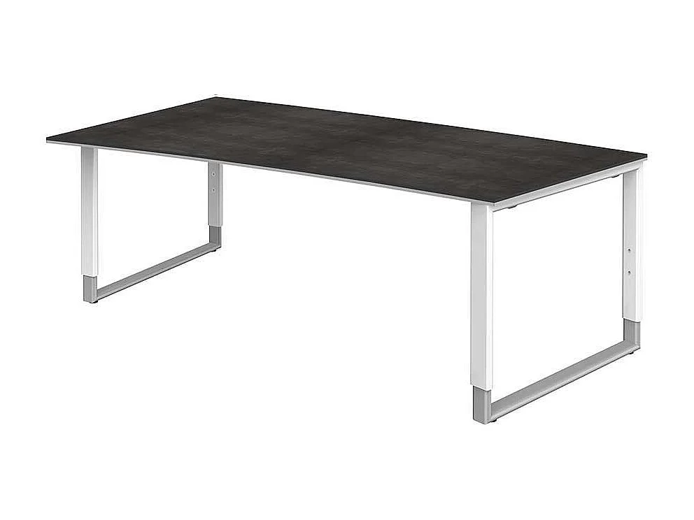 PC Schreibtisch in Grau h�henverstellbar