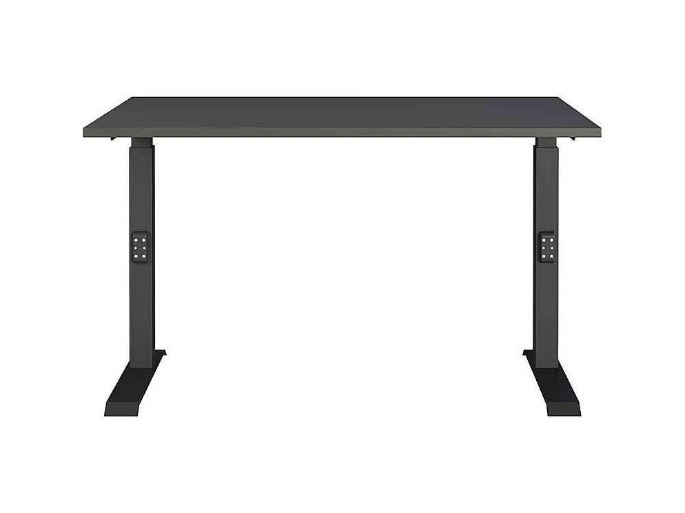 Höhenverstellbarer Schreibtisch Schreibtisch in Dunkelgrau Made in Germany