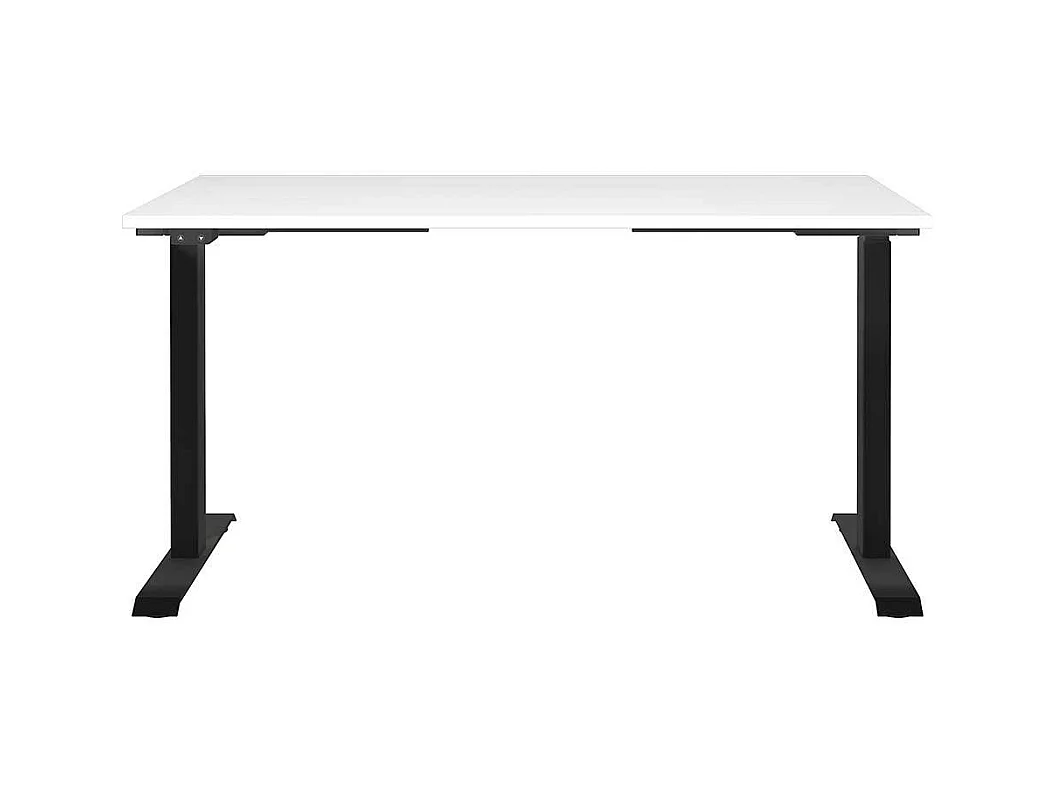 Schreibtisch Büroschreibtisch mit T Gestell und Holzwerkstoff Oberfläche