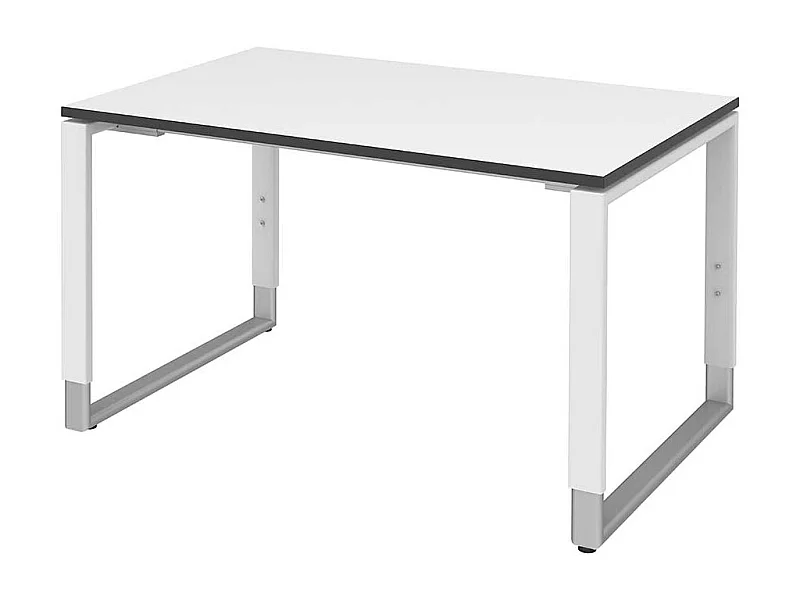 H�henverstellbarer Schreibtisch in Wei� modern