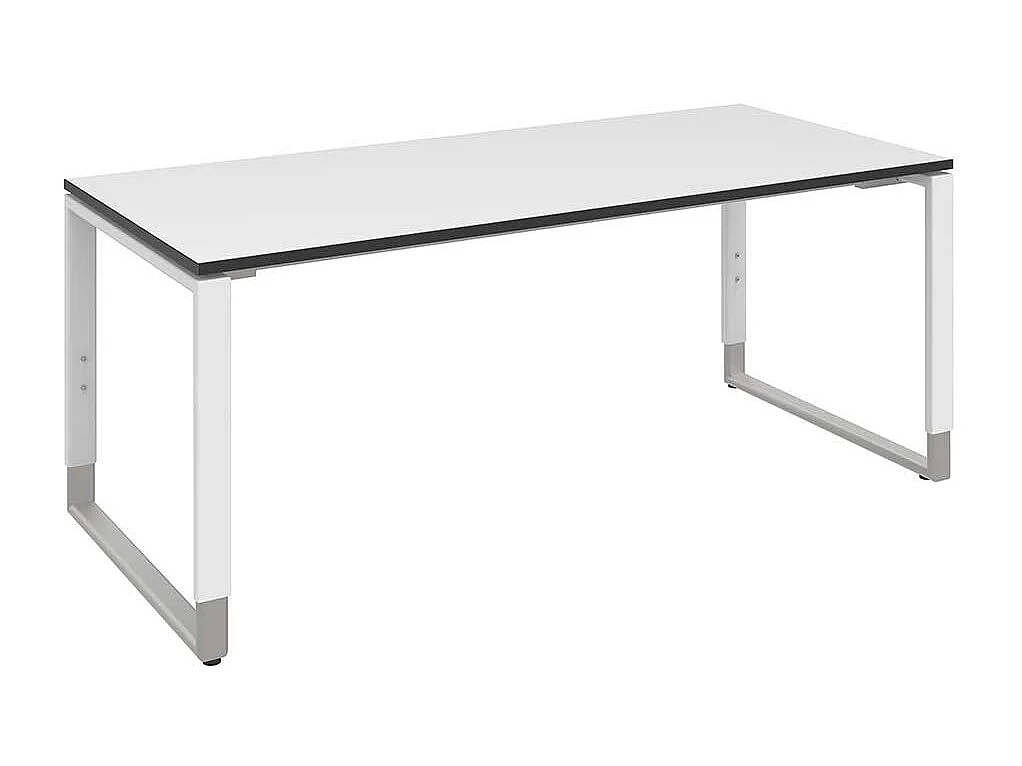 H�henverstellbarer Schreibtisch in Wei� modern