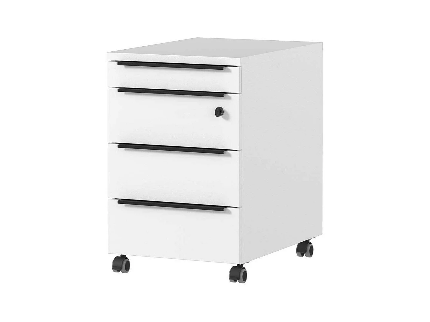 Schreibtisch höhenverstellbarer Schreibtisch in Weiß mit rechteckiger Tischplatte