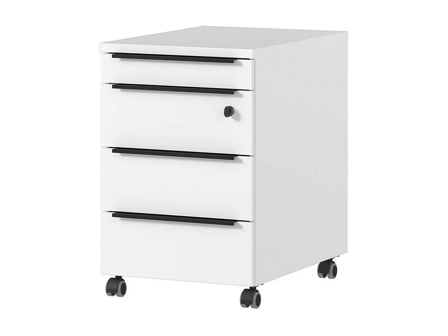 Schreibtisch höhenverstellbarer Schreibtisch in Weiß mit rechteckiger Tischplatte