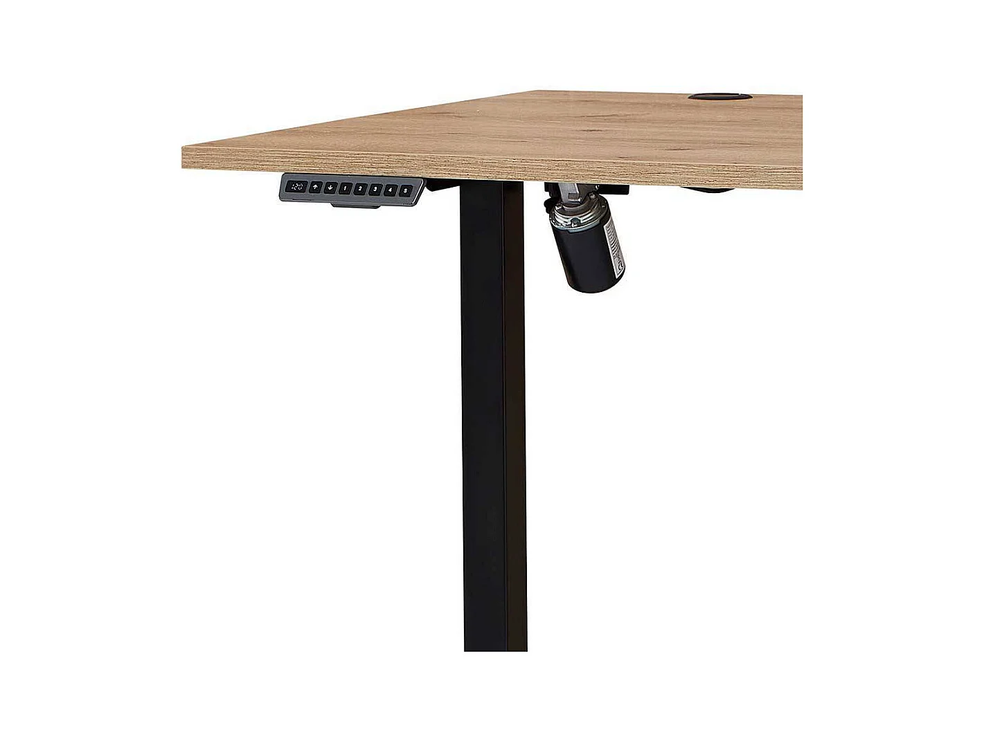 Schreibtisch mit Kabeldurchlass elektrisch höhenverstellbar