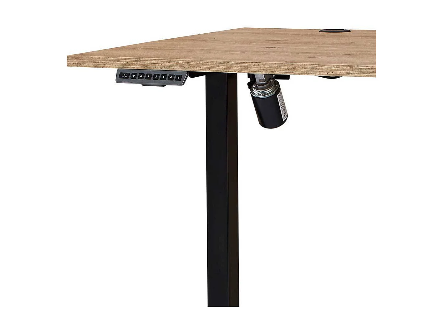 Schreibtisch mit Kabeldurchlass elektrisch höhenverstellbar