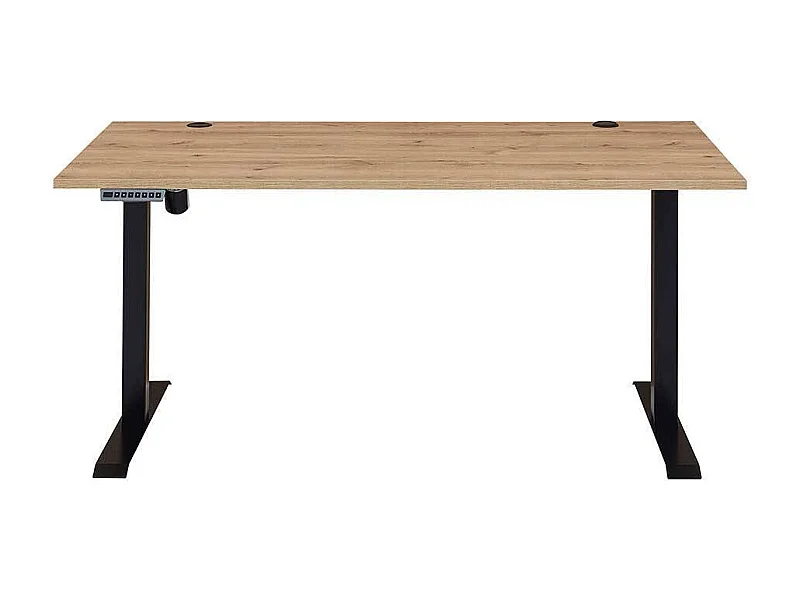 Schreibtisch mit Kabeldurchlass elektrisch höhenverstellbar