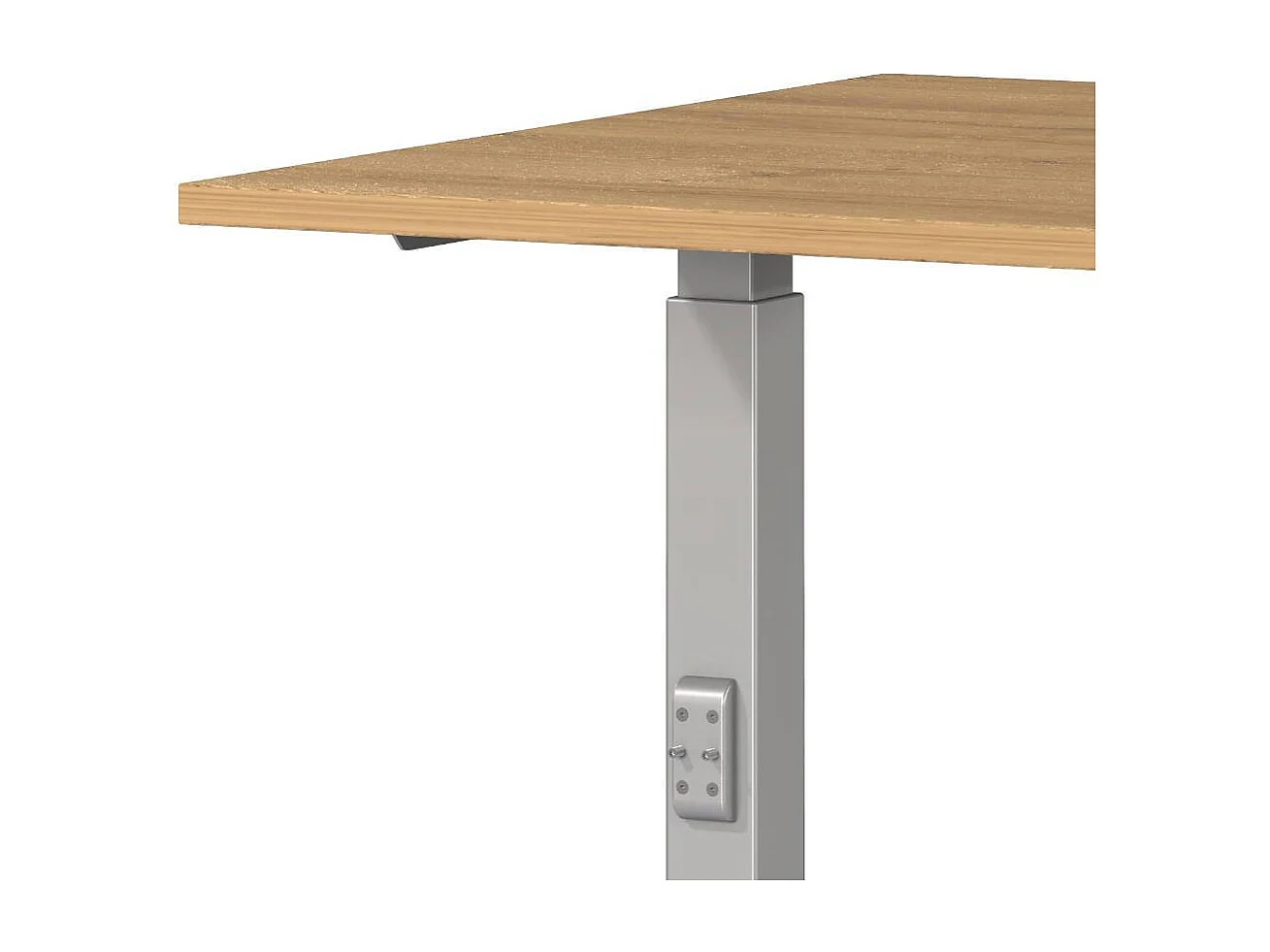 Schreibtisch Bürotisch in Wildeichefarben höhenverstellbar