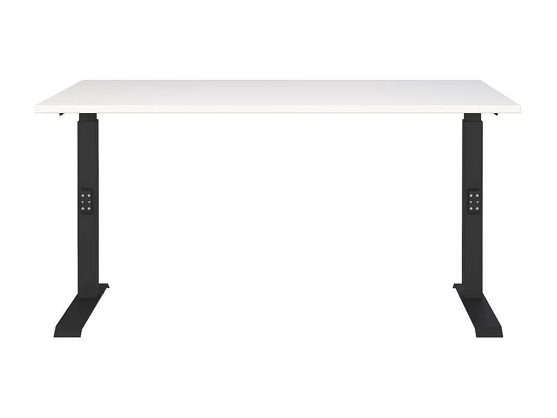 Schreibtisch Bürotisch in Weiß höhenverstellbar