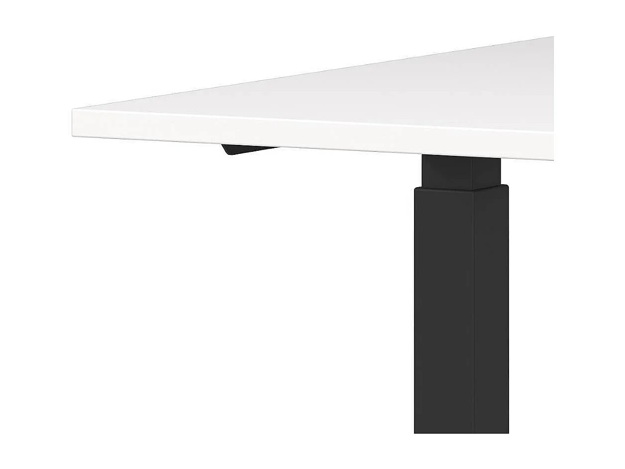 Schreibtisch Bürotisch in Weiß höhenverstellbar