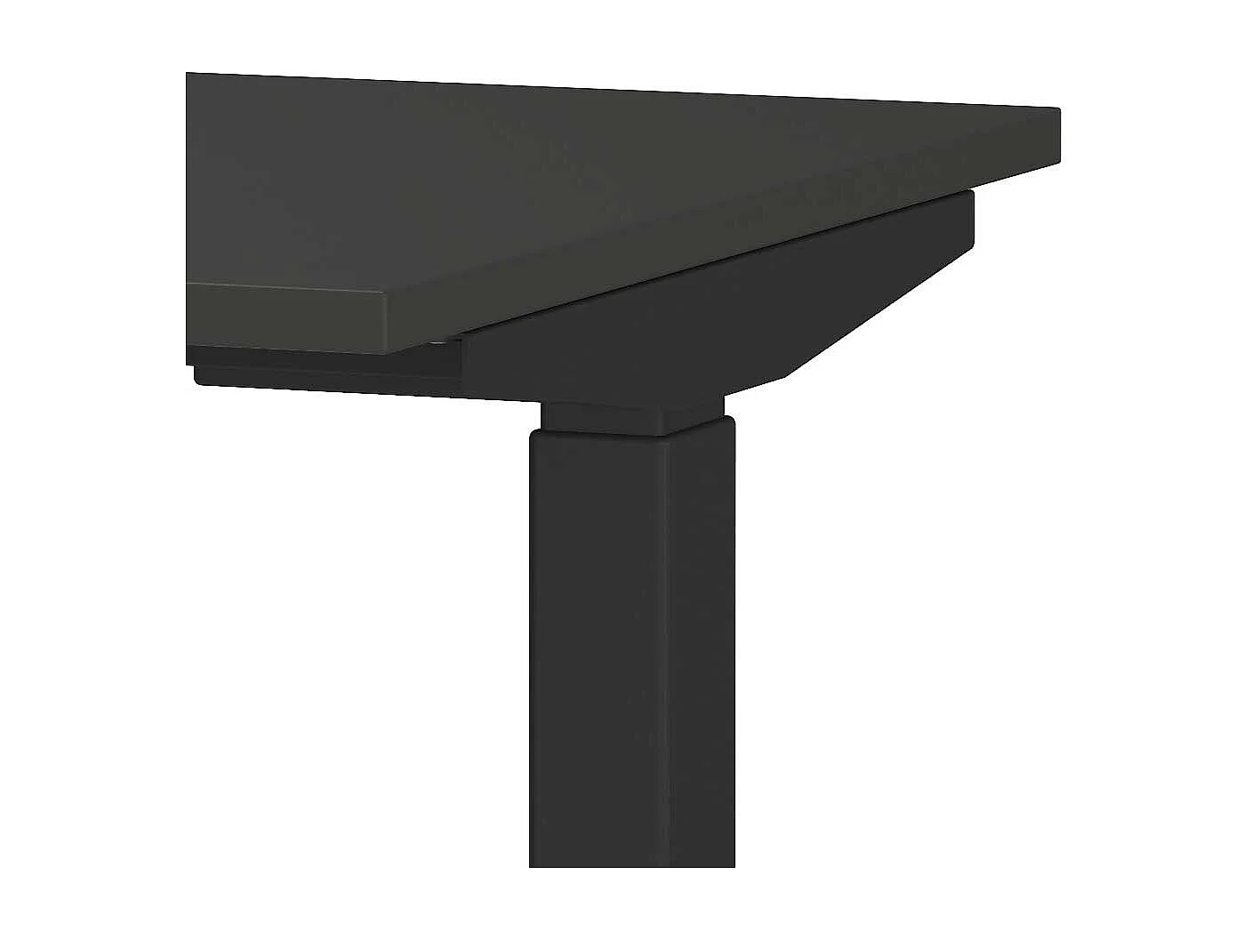 Höhenverstellbarer Schreibtisch Bürotisch 80 cm tief mit Rollcontainer (zweiteilig)