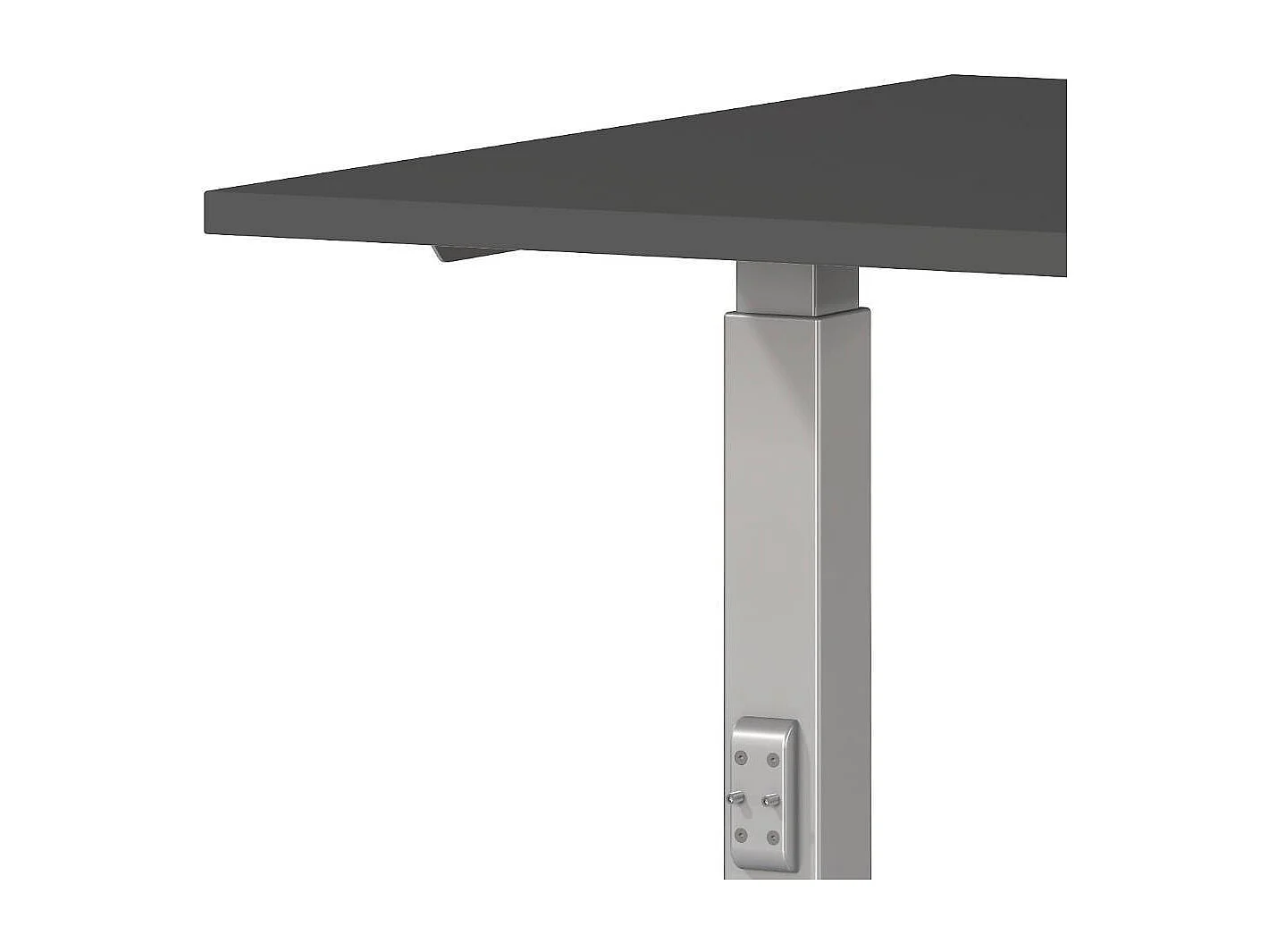 Schreibtisch Bürotisch höhenverstellbar - 80 cm tief