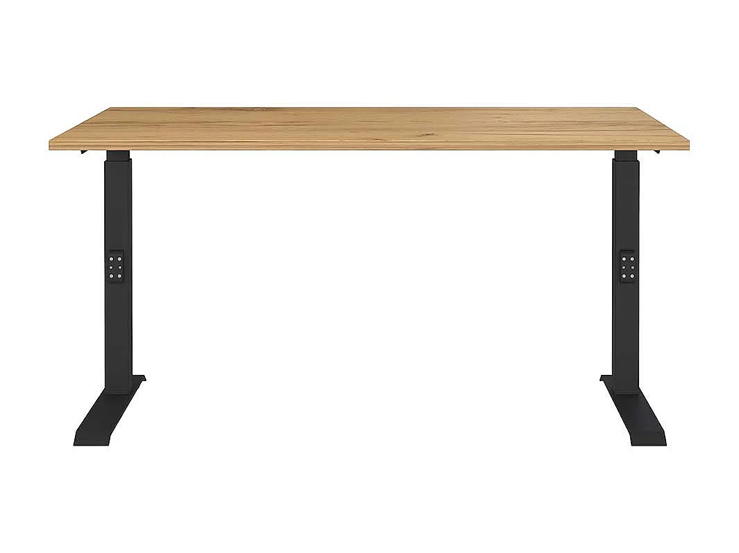 Schreibtisch Büroschreibtisch höhenverstellbar mit T Gestell