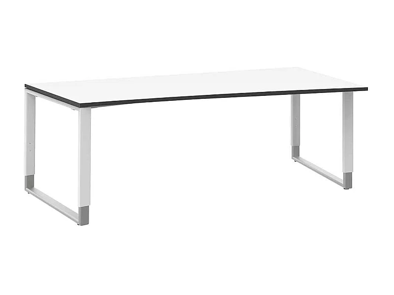 Computertisch in Wei� h�henverstellbar