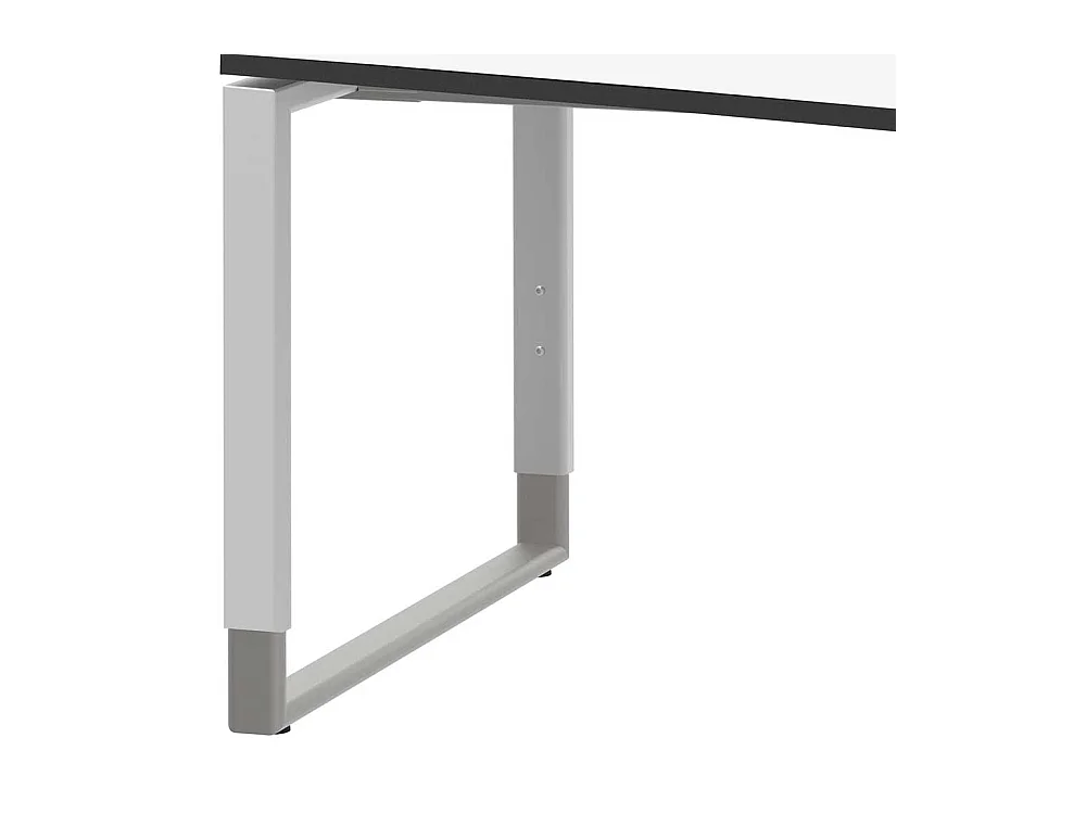 Computertisch in Wei� h�henverstellbar