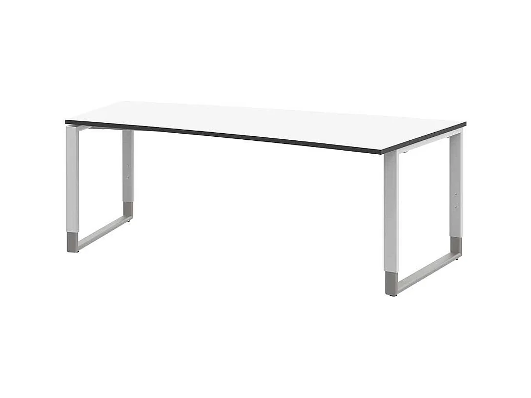 Computertisch in Wei� h�henverstellbar