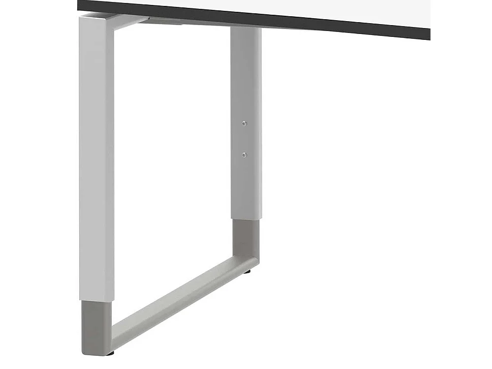 Computertisch in Wei� h�henverstellbar