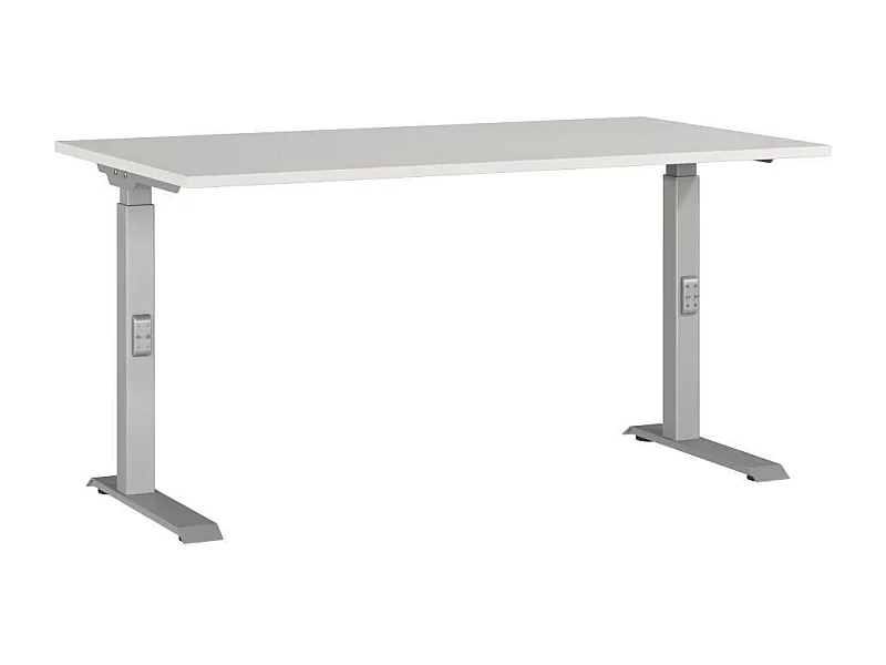 Schreibtisch Bürotisch höhenverstellbar melaminbeschichtet