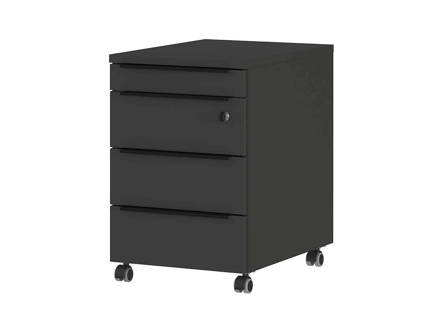 Höhenverstellbarer Schreibtisch Schreibtisch in Dunkelgrau Made in Germany