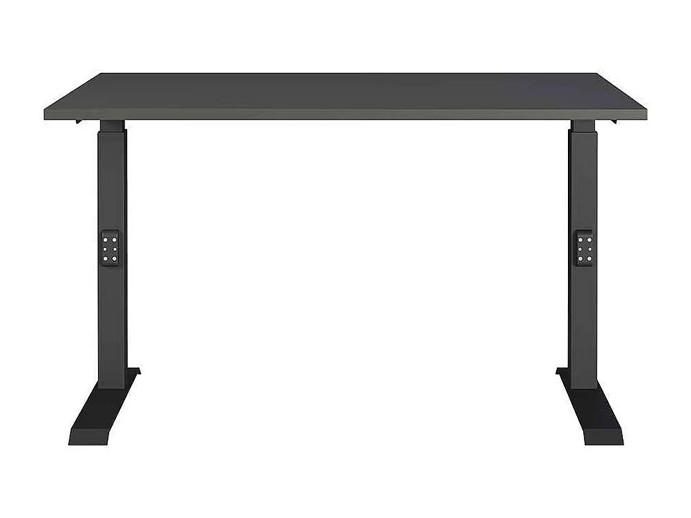Höhenverstellbarer Schreibtisch Schreibtisch in Dunkelgrau Made in Germany