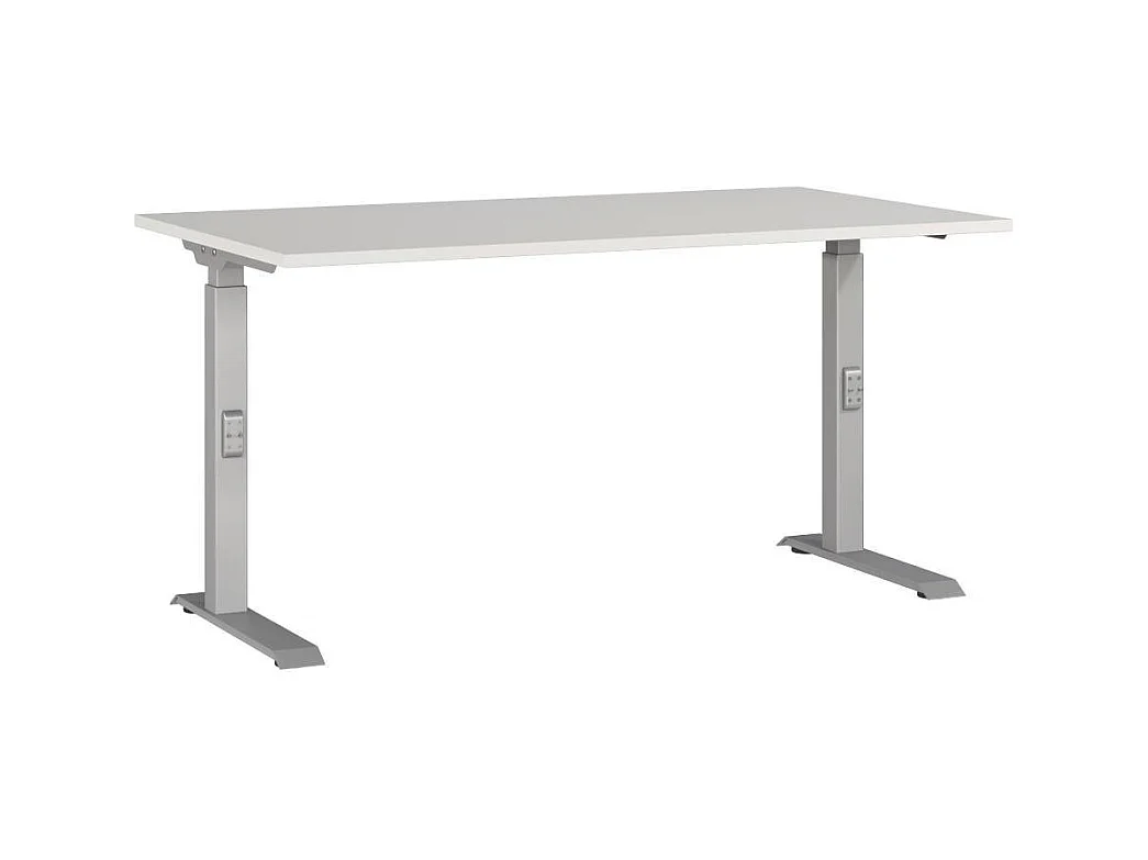 Schreibtisch Bürotisch höhenverstellbar melaminbeschichtet