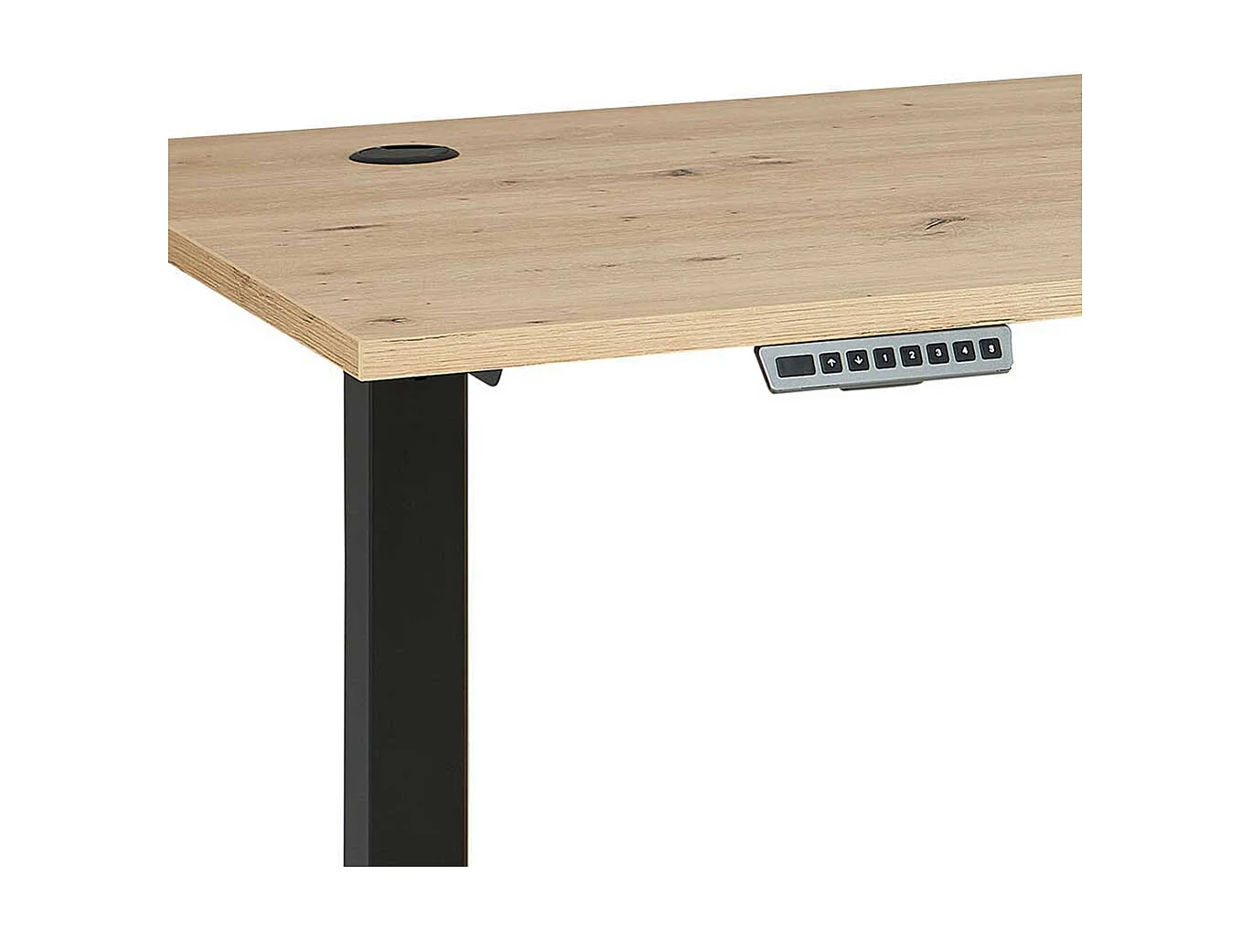 Eck Computertisch höhenverstellbar 185 cm breit und 177 cm tief