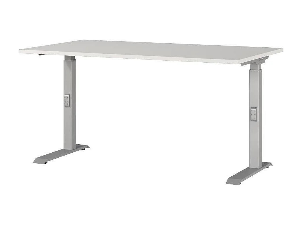 Schreibtisch Bürotisch höhenverstellbar melaminbeschichtet